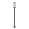 Z-Lite Aura 1 Light Outdoor Post Mounted Fixture, 9in. W x 99.5in. H, Black 5013PHBR-567P-BK - alternate 2